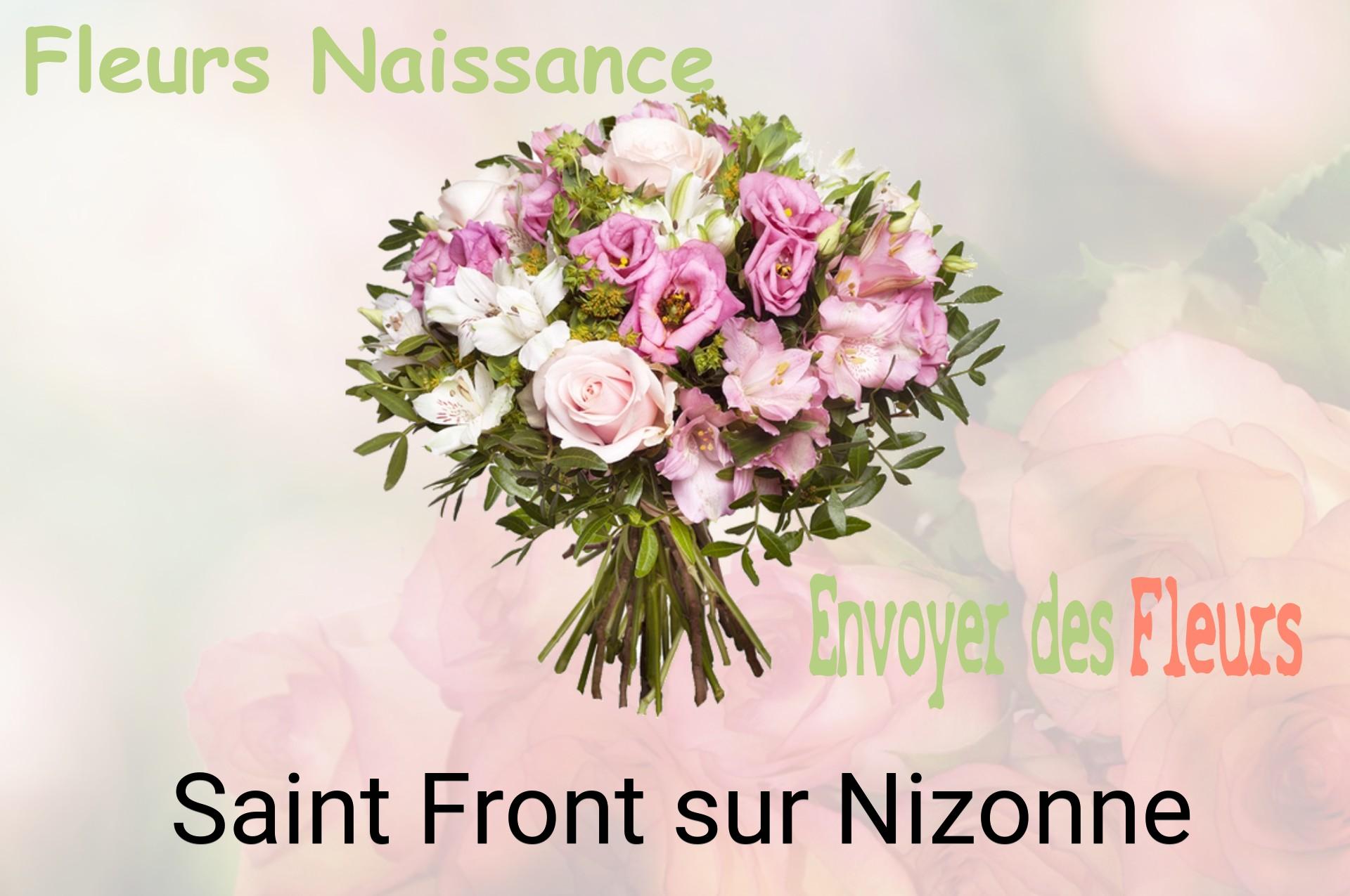 Bouquet de fleurs de naissance livré à Saint-Front-sur-Nizonne